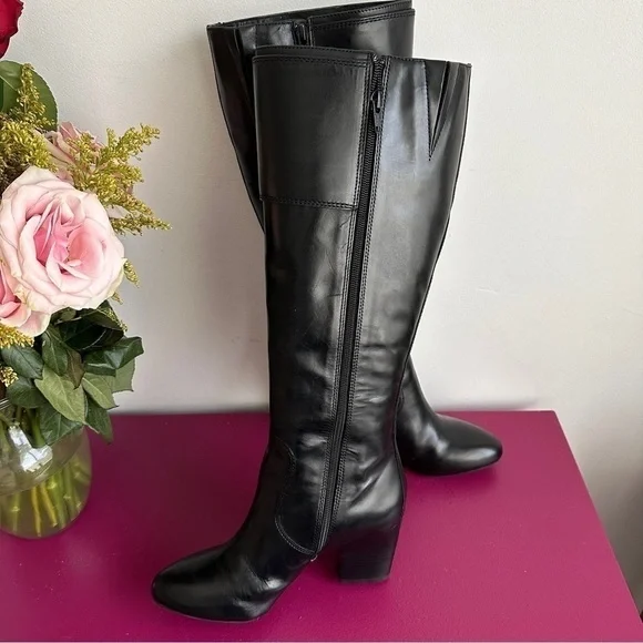 Antonio Melani Black Knee-high boots size 7.5 - Picture 5 of 8